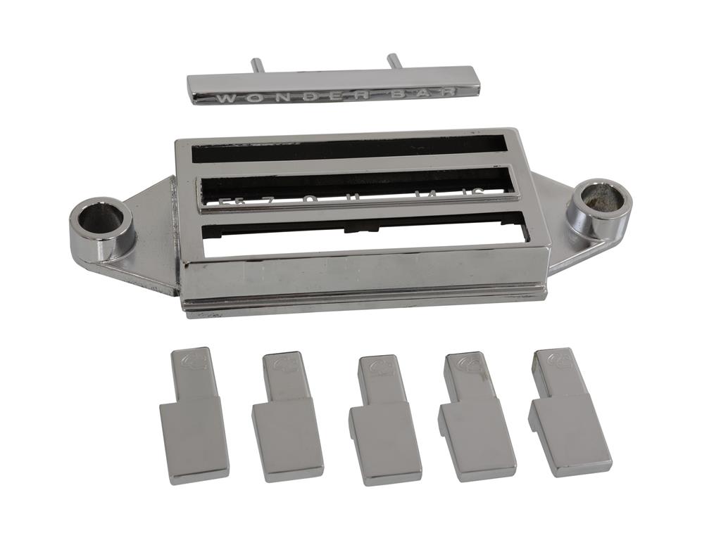 58-60 Radio Face Rebuild Kit (White Letters)