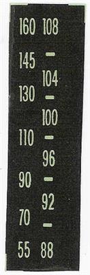 65-67 Radio Dial Overlay - With Number *Discontinued*