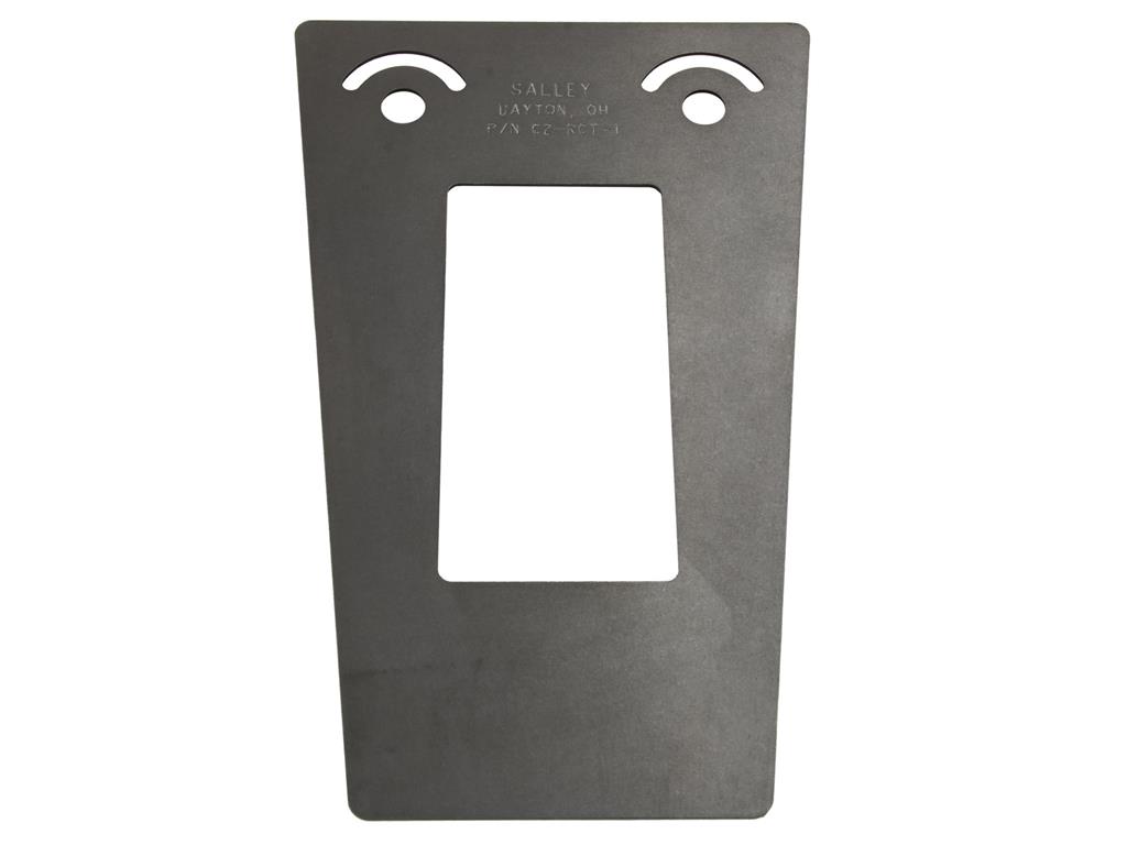 63-67 Radio Dash Cut Out Template