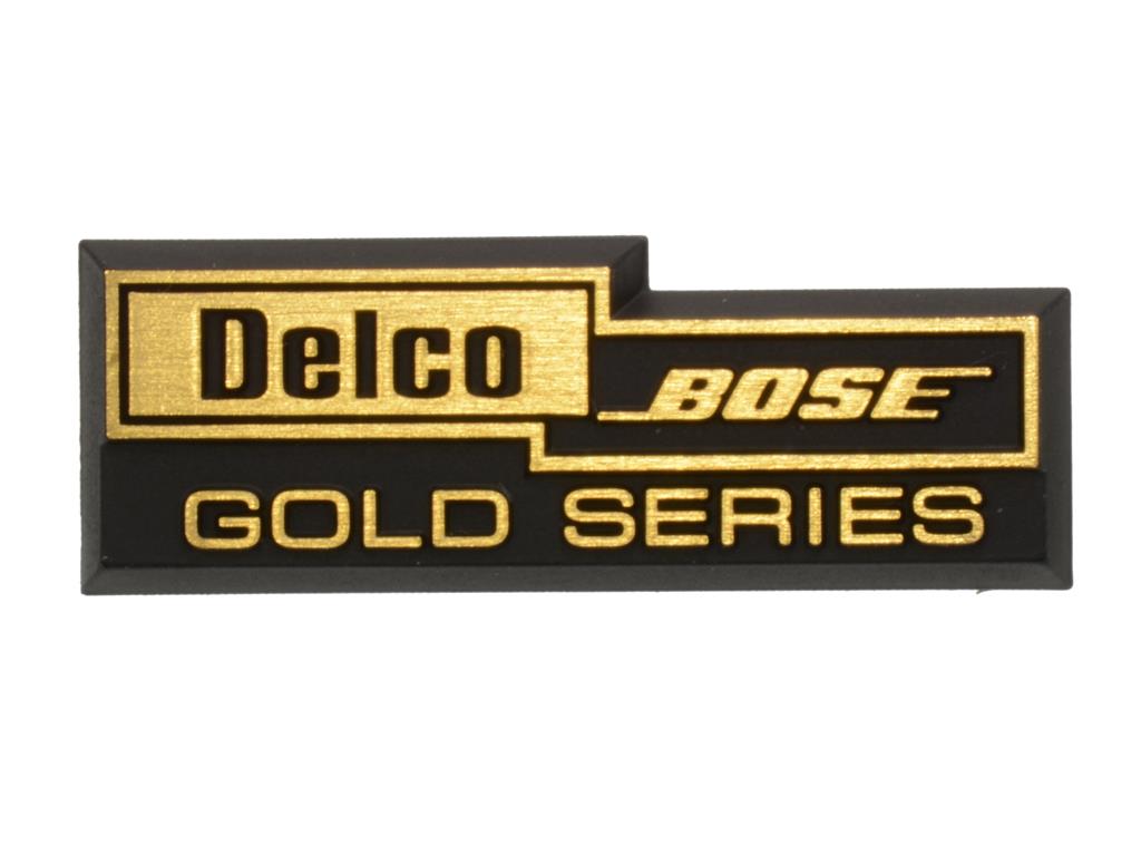 90-96 Speaker Emblem Bose Gold Series