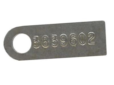 64 Muncie Transmission ID Tag #3839602