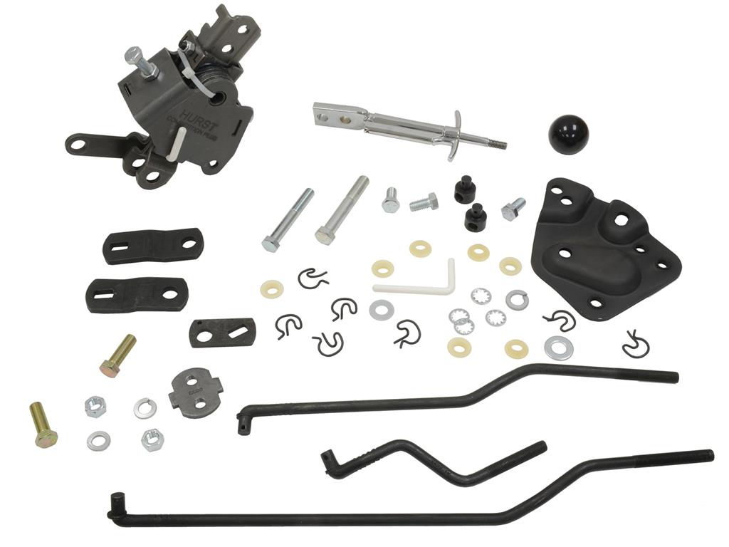 63 Shifter Assembly 4 Speed Hurst For 69-82 Muncie Transmission