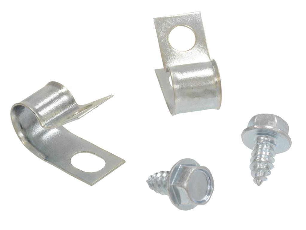 63-82 Auto Transmission Line to Frame Clamps w/Screws