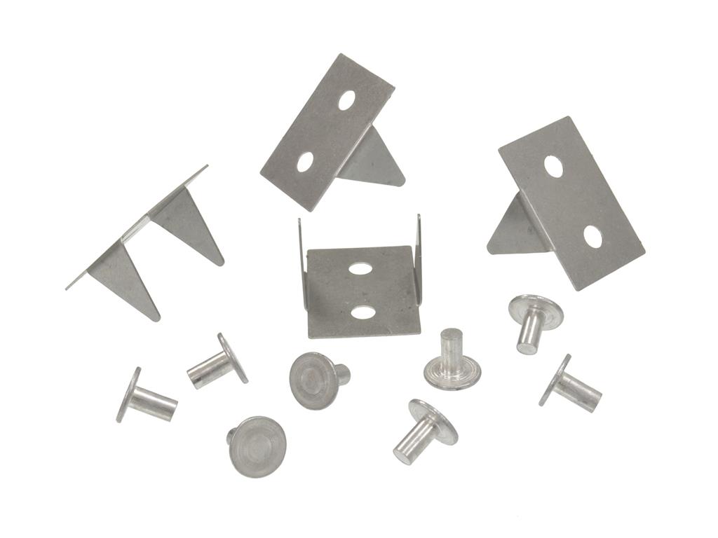 63-76 Transmission Tunnel Insulation Retaining Clip & Rivets