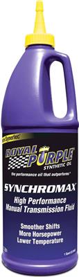Royal Purple Synchromax Synthetic Manual Transmission Fluid / Oil -Quart