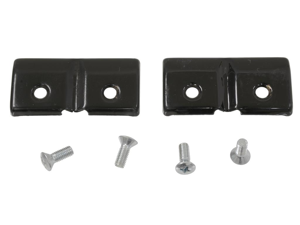 61-62 Convertible Top Rear Window Strap Retainers w/ Screws