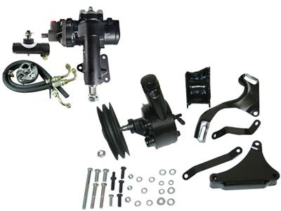 65-66 Power Steering Gear Box With Manual Steering Add On - 396 / 427 - Borgeson