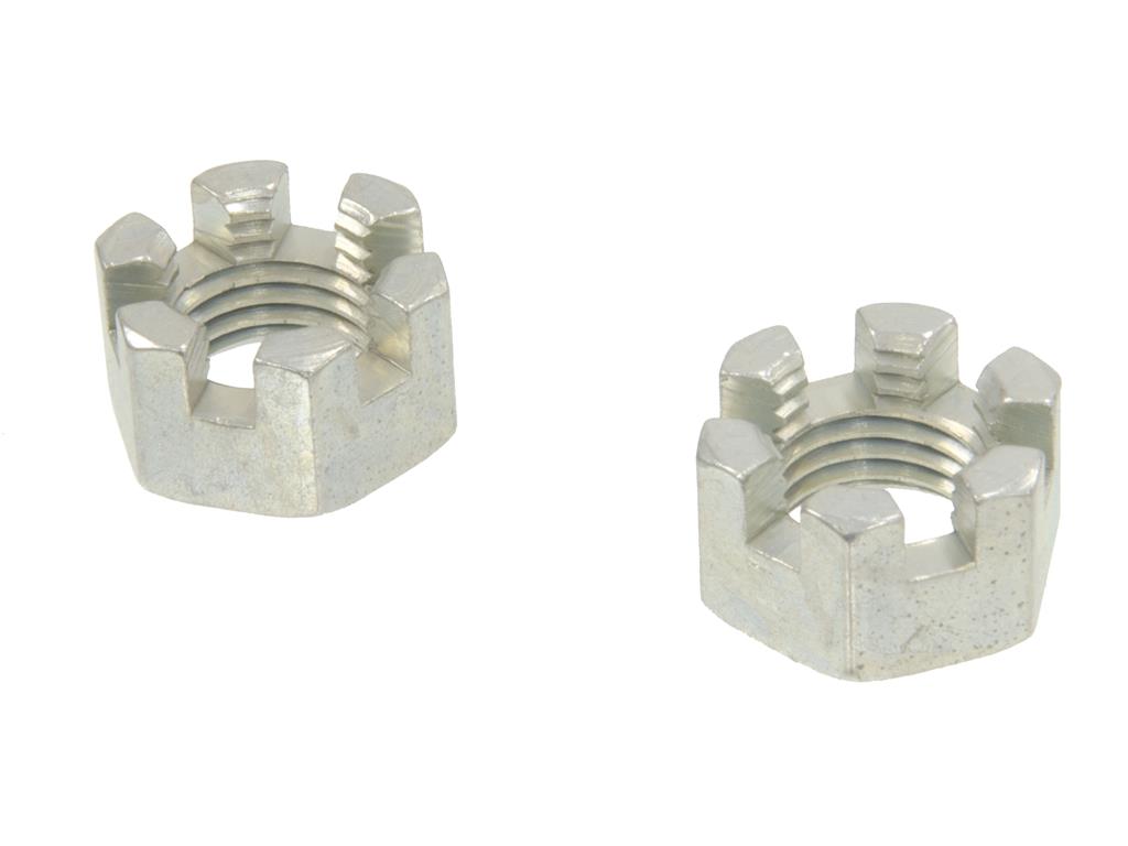 53-82 Tie Rod End Slotted / Castle Nut - Correct 7/16" / 5/8" Across Flats (set