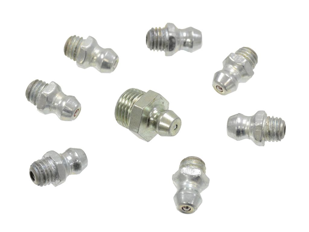 64-82 Tie Rod Grease Fitting Kit - Ball Joint & Tie Rod End - 8 Pieces