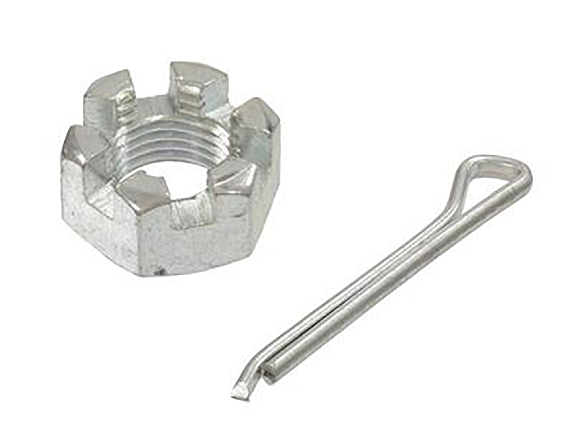 63-82 Power Steering Ram to Relay Rod Nut & Cotter Pin