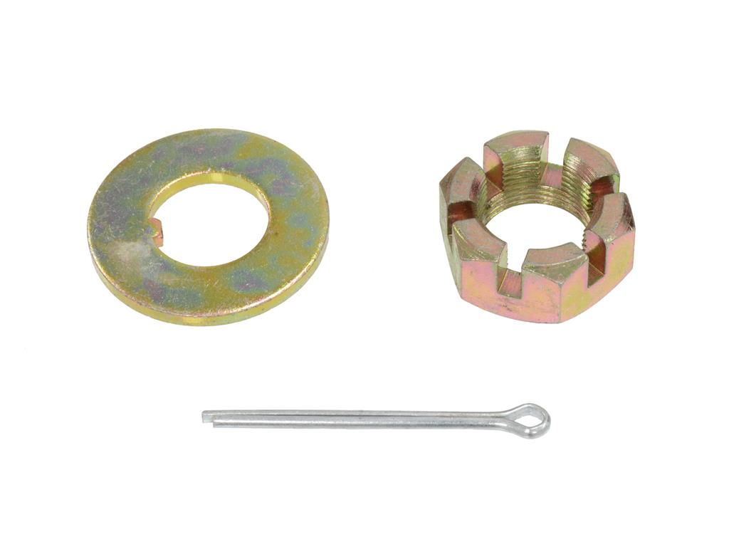 69-82 Front Spindle Nut w/Washer & Cotter Pin