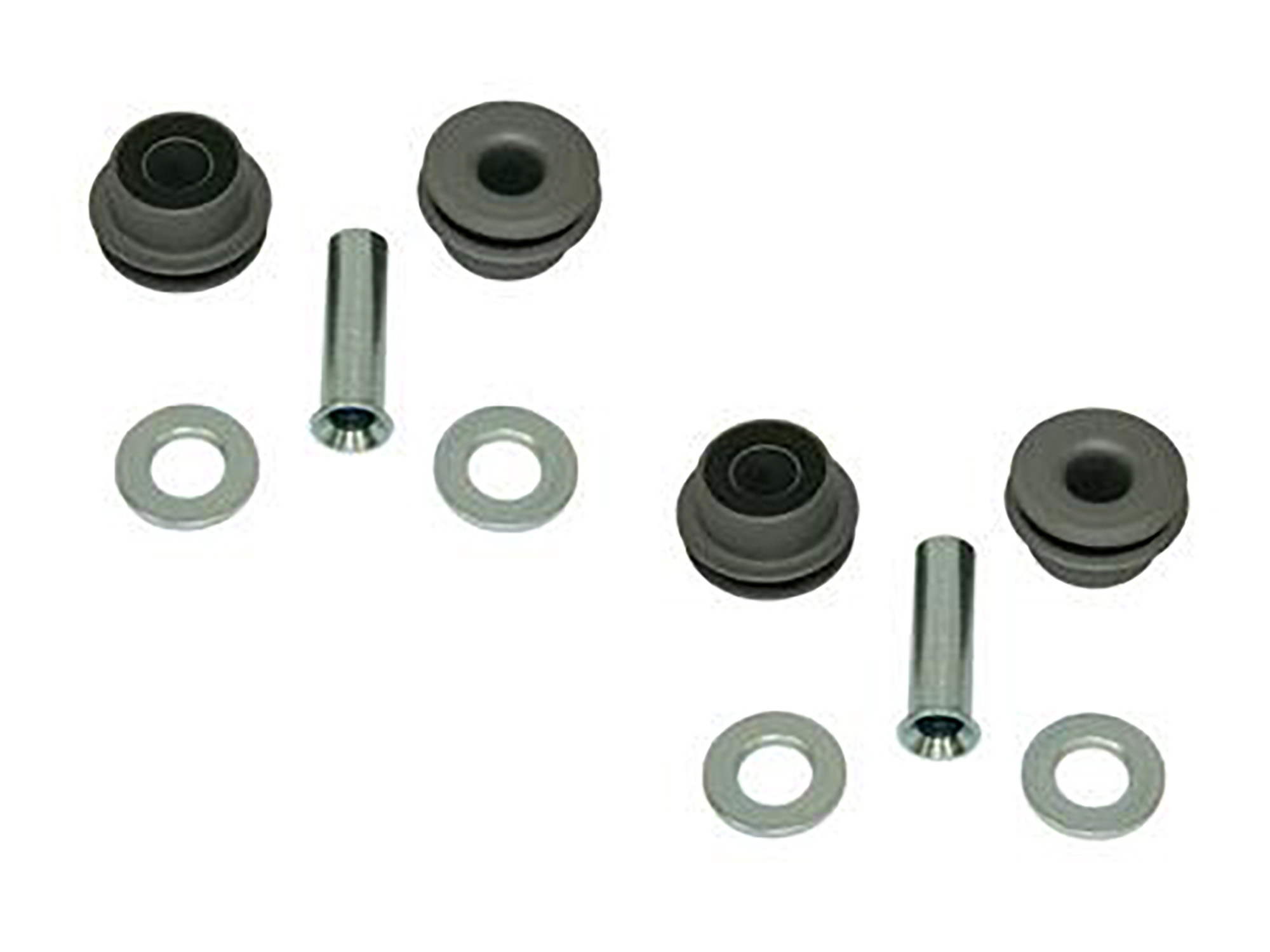 1963-1982 Rear Trailing / Control Arm Bushing Rebuild Set Does - Both Sides Rubber
