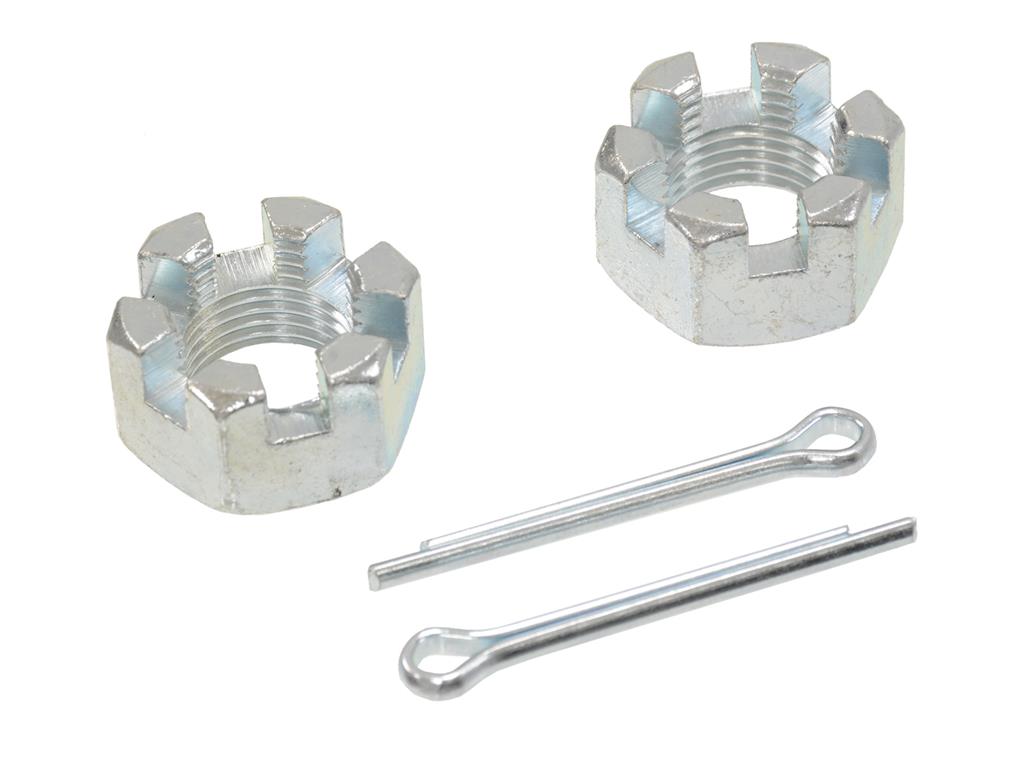 63-82 Rear Shock Mount Strut Rod Castle Nut & Cotter Pins