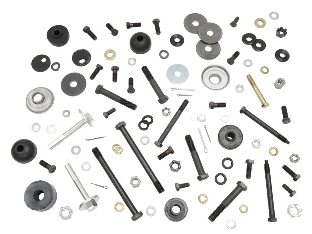 63-64 Rear Suspension Mounting Hardware Kit - Basic