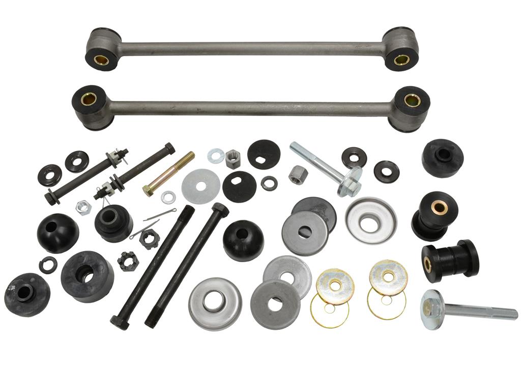 1963-1979 Rear Suspension - Hardware With Polyurethane Bushings - Kit