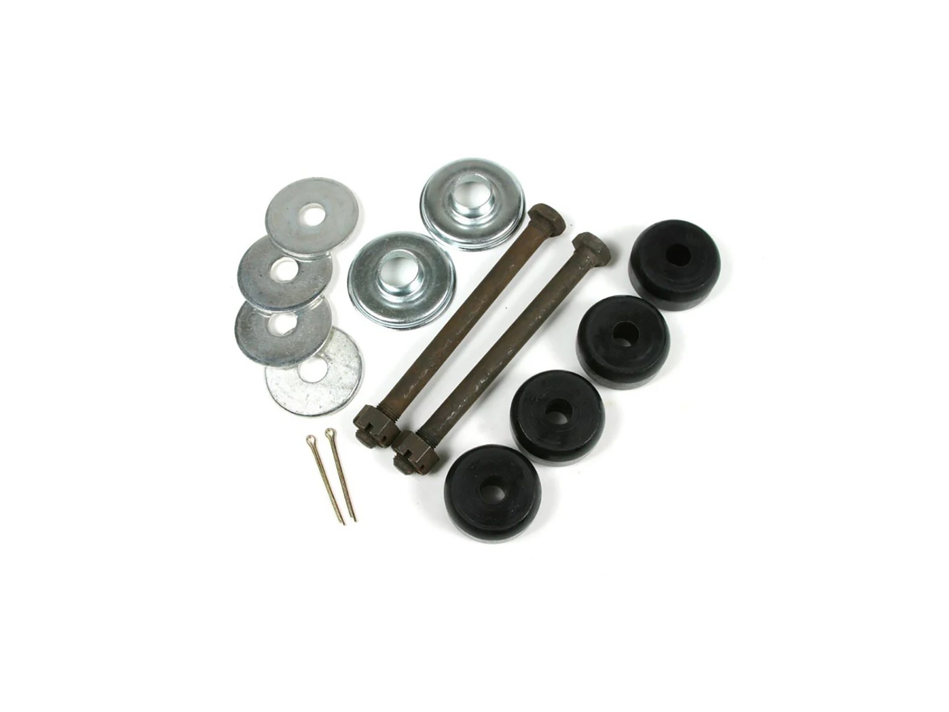 1963-1982 Rear Spring Mount with Poly Bushings-Stock