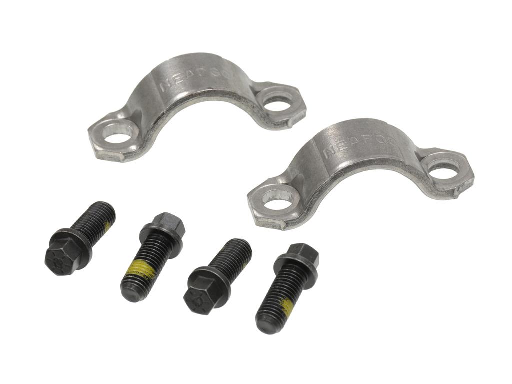 80-96 U-joint Retainer Strap - Large With Bolts - 81-82 Manual & 84-96 1/2 Shaft