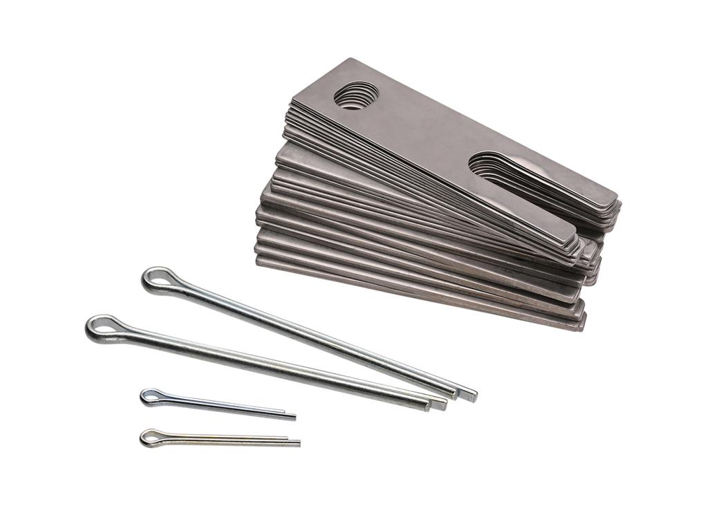 63-82 Trailing Arm Front Shim & Pin Kit (Stainless)