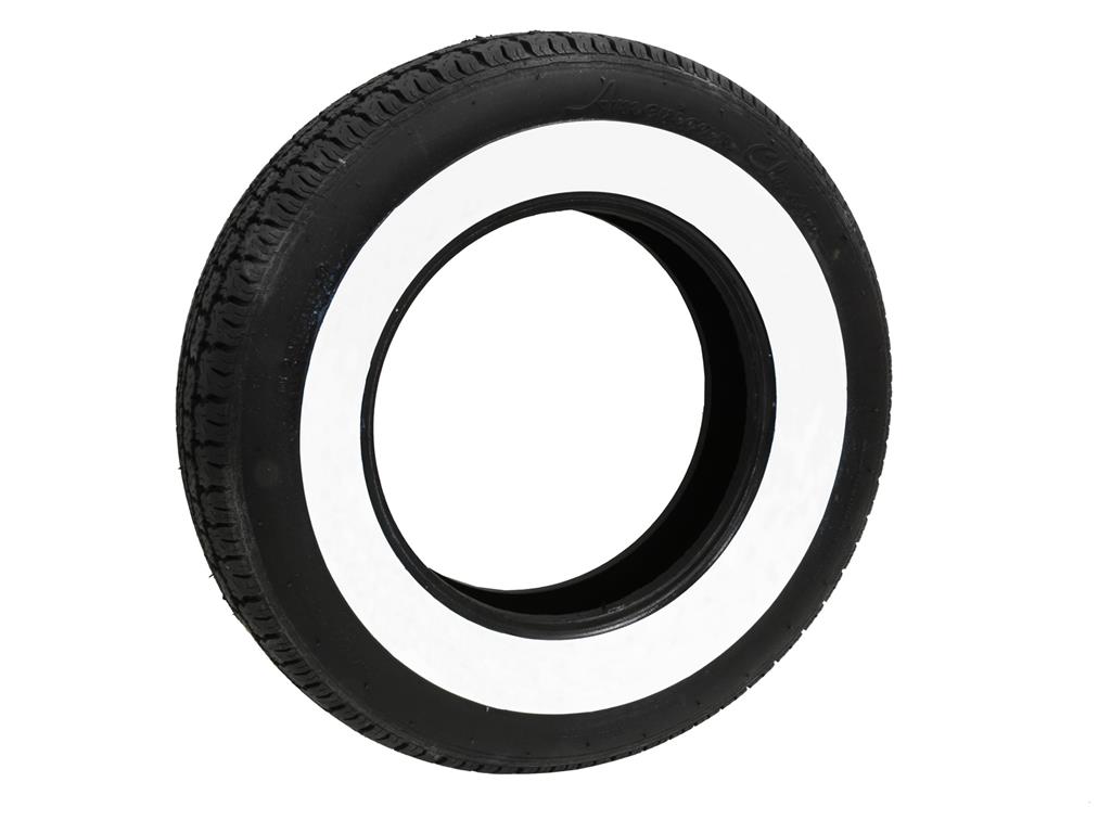 53-61 Tire - American Classic 2 1/2" Whitewall Radial -P205/75r15 *Use 641201*