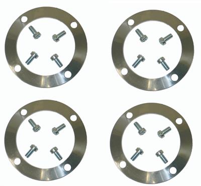 56-62 Hubcap Spinner Retainer And Screw Set - 4 Pieces