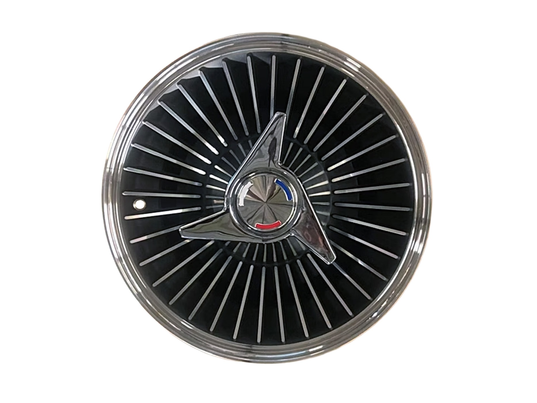 65 Direct Bolt Knock-Off Wheel Set w/3 Bar Spinners