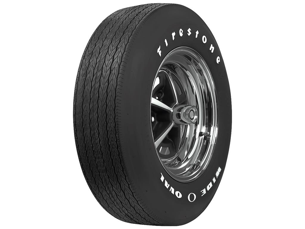 68-72 F70-15 Firestone Wide Oval Tire - Raised White Letters