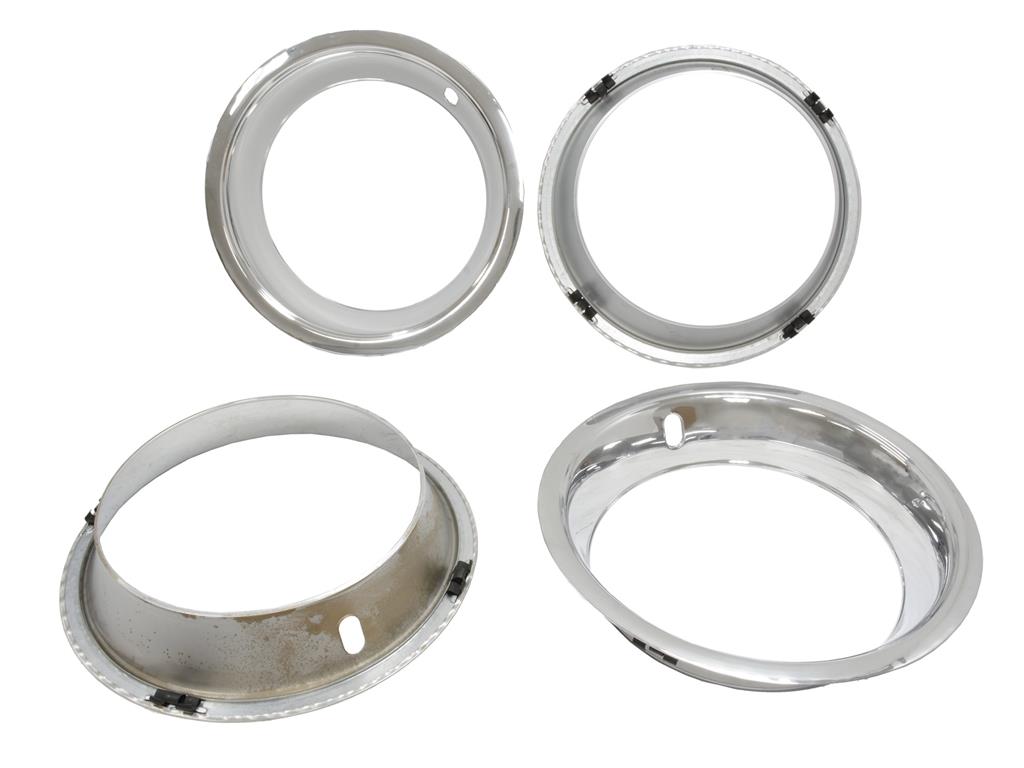 1968-1982 Corvette Rally Wheel Trim Ring (Original 4-Clip Design)