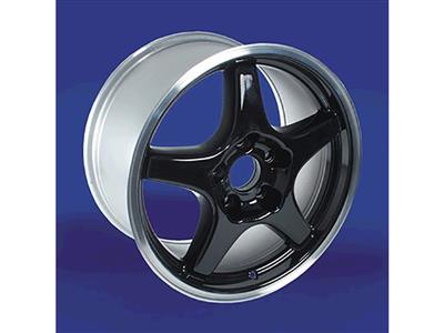 88-96 Wheels - 17" X 9.5" 5 Spoke Black - Set Of 4 *Use 644121*