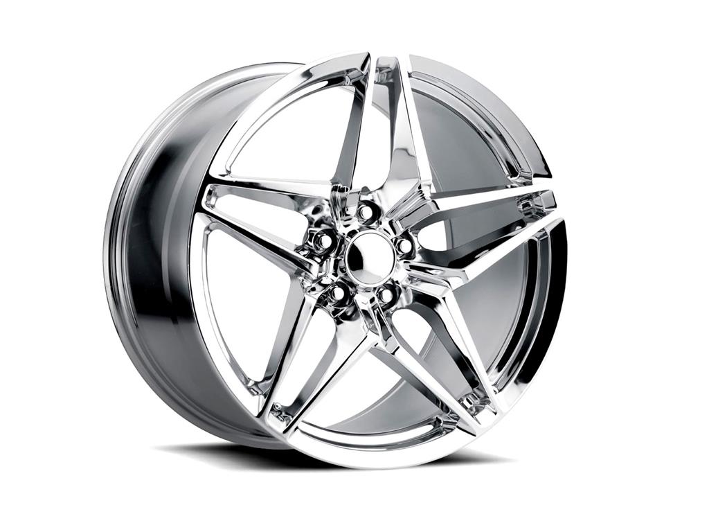 1984-2013 C7 ZR1 Front And Rear Chrome 18 x 9.5 +40 Offset Wheel