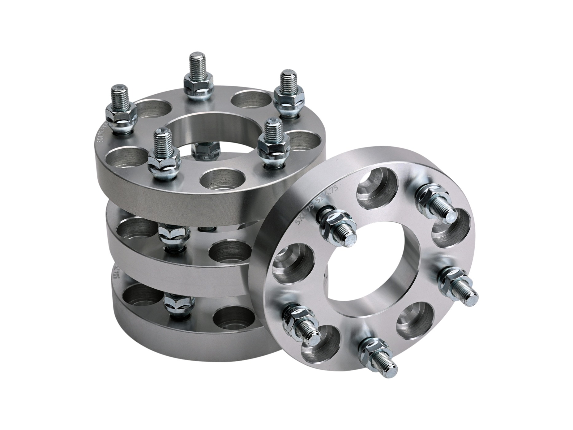 84-87 Aluminum Wheel Adapters 25mm - Natural Finish