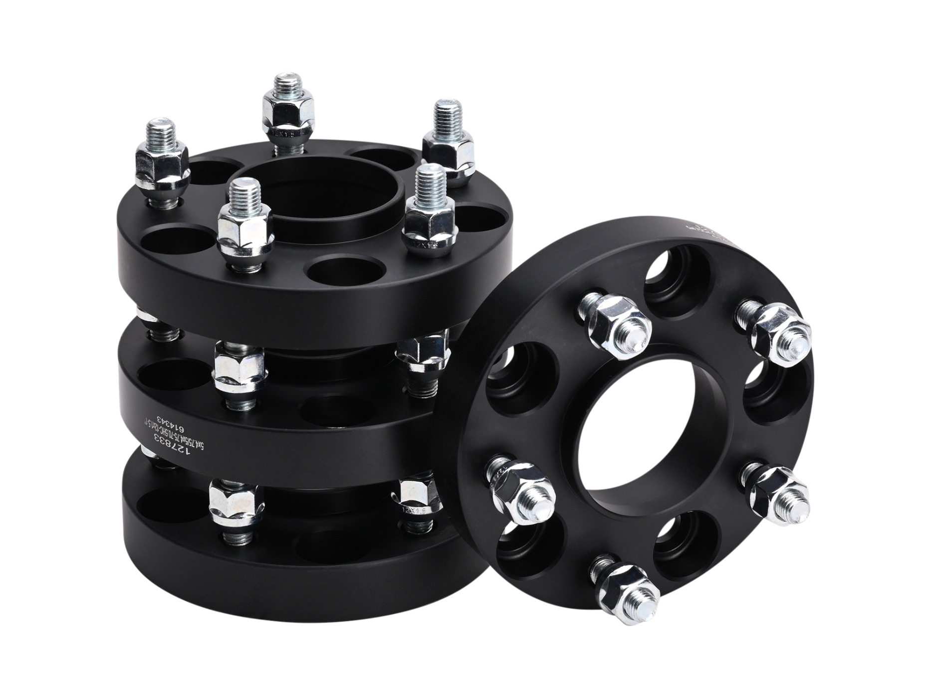 84-87 Aluminum Wheel Adapters 25mm - Black