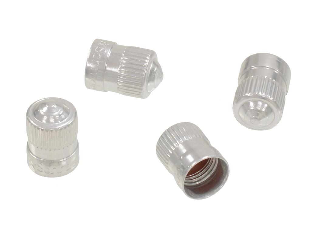 01-13 Valve Stem Cap - Aluminum - Factory - Set Of 4