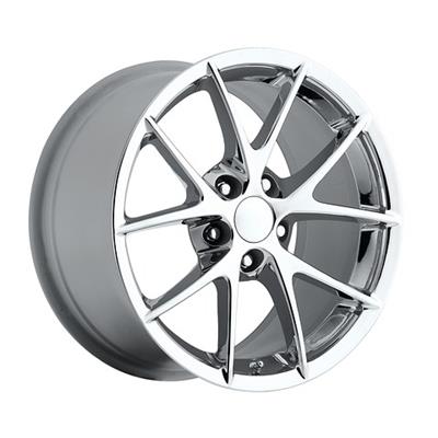 97-13 Wheel - Chrome C6 Z06 Spyder 18 X 9.5 - Offset +40 *DISCONTINUED*