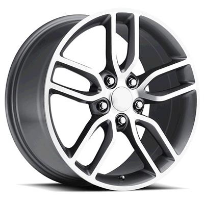 97-13 Wheel - Gray Machine C7 Z51 18 X 9.5 - Offset +57 *Discontinued*