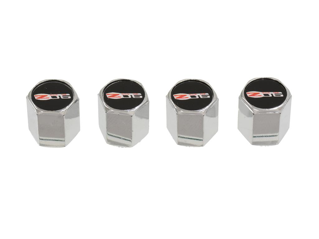 06-13 Z06 Valve Stem Caps (Chrome)