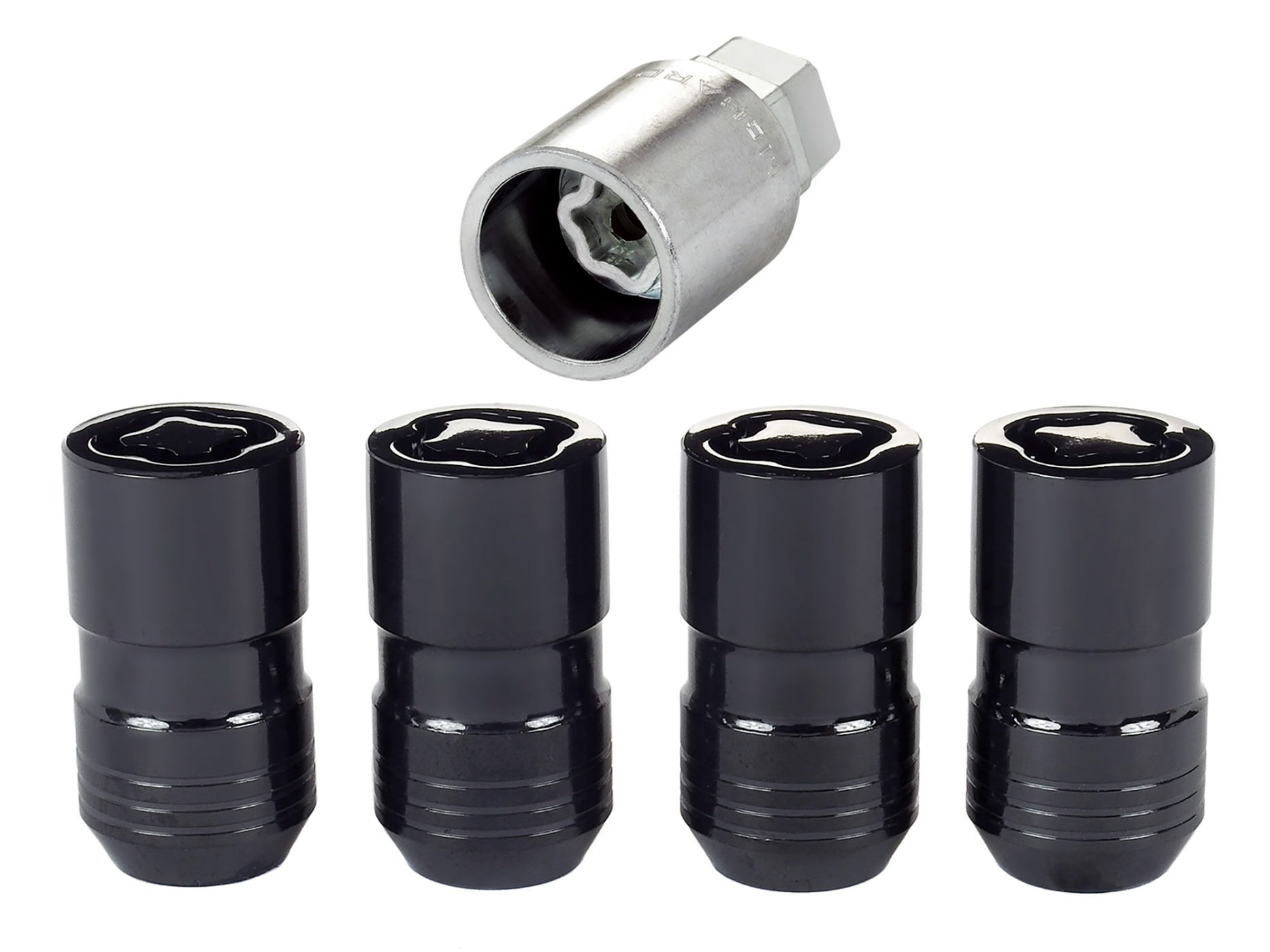 20-24 McGard Locking Lug Nut Kit (Black)