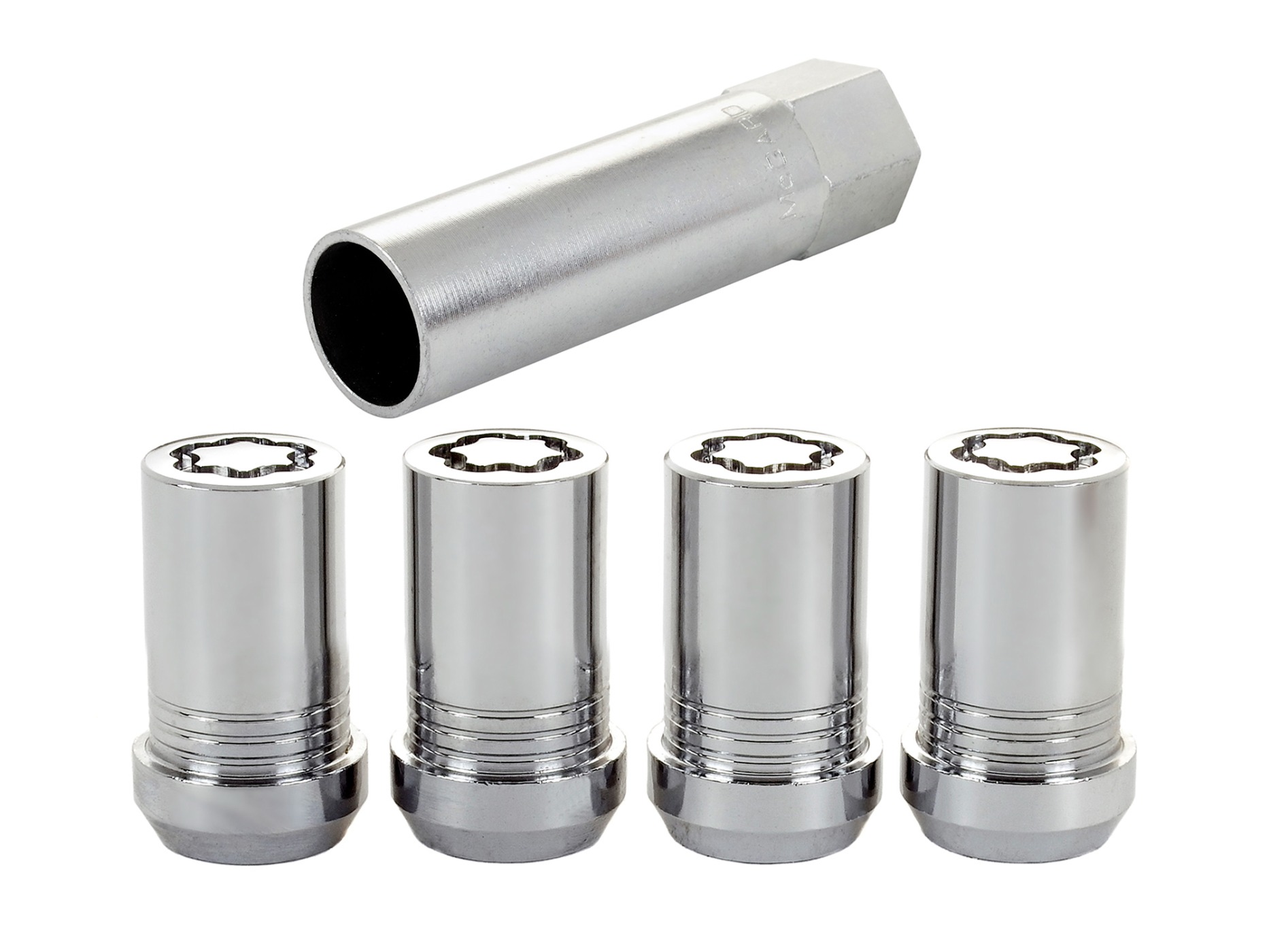 20-24 w/Alloy Wheels McGard Locking Lug Nut Kit (Chrome)
