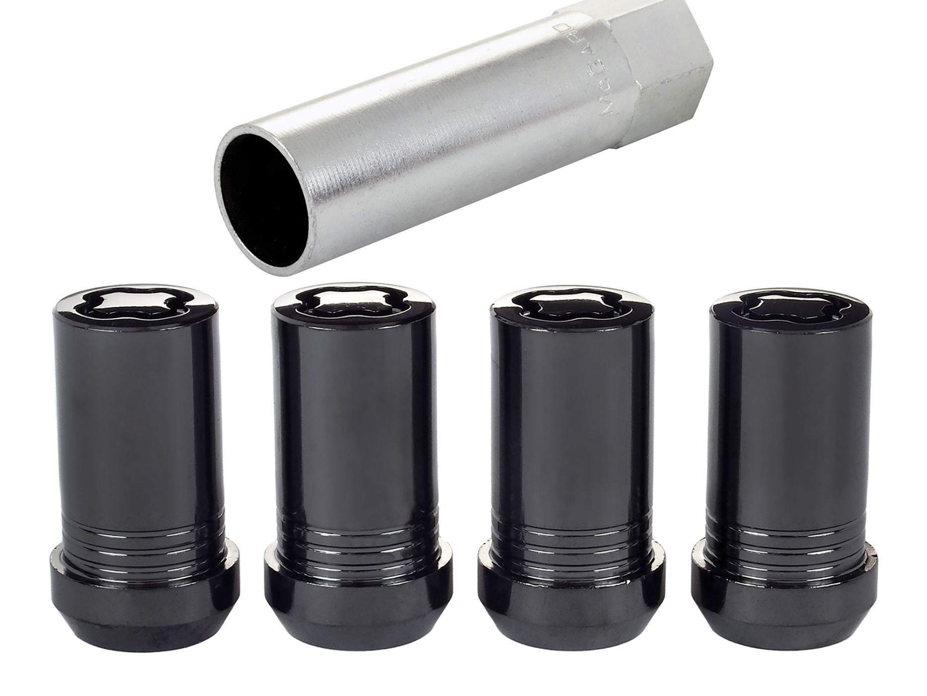 20-24 w/Alloy Wheels McGard Locking Lug Nut Kit (Black)