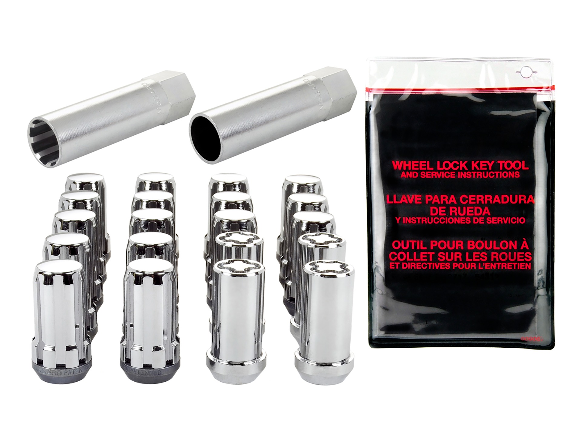 20-24 McGard Spline Drive Install Kit w/Tool (Chrome)
