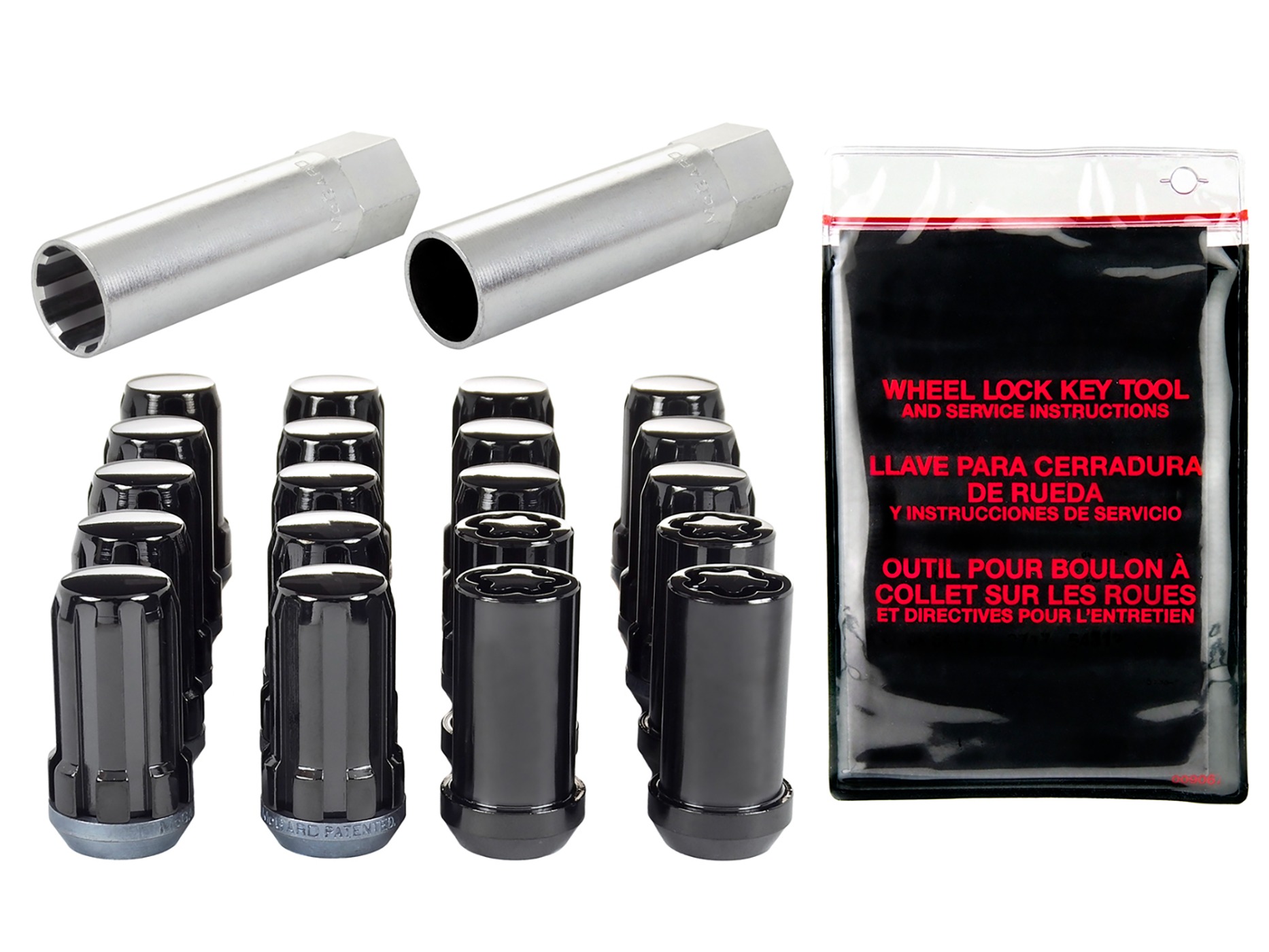 20-24 McGard Spline Drive Install Kit w/Tool (Black)
