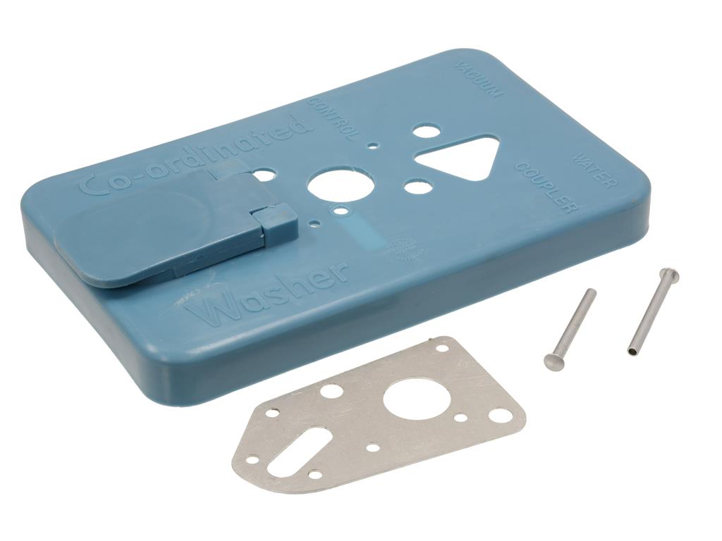 62 Windshield Washer Bottle Lid - Blue - 1962 Late