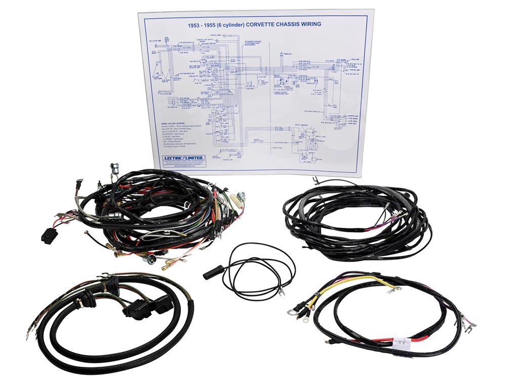 53-54 Wire Harness 6 Cylinder