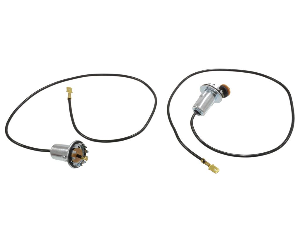 56-57 License Light Socket & Lead Wire