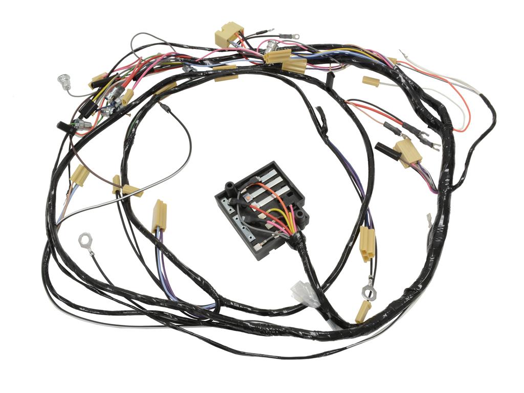 58-61 Dash Main Wiring Harness w/Fuse Box