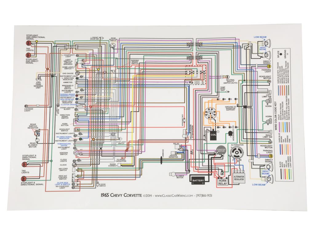 63-67 Color Wire Diagram 11 X 17 (ND)