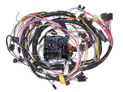 72 w/AC Dash Main Wiring Harness w/Fuse Box