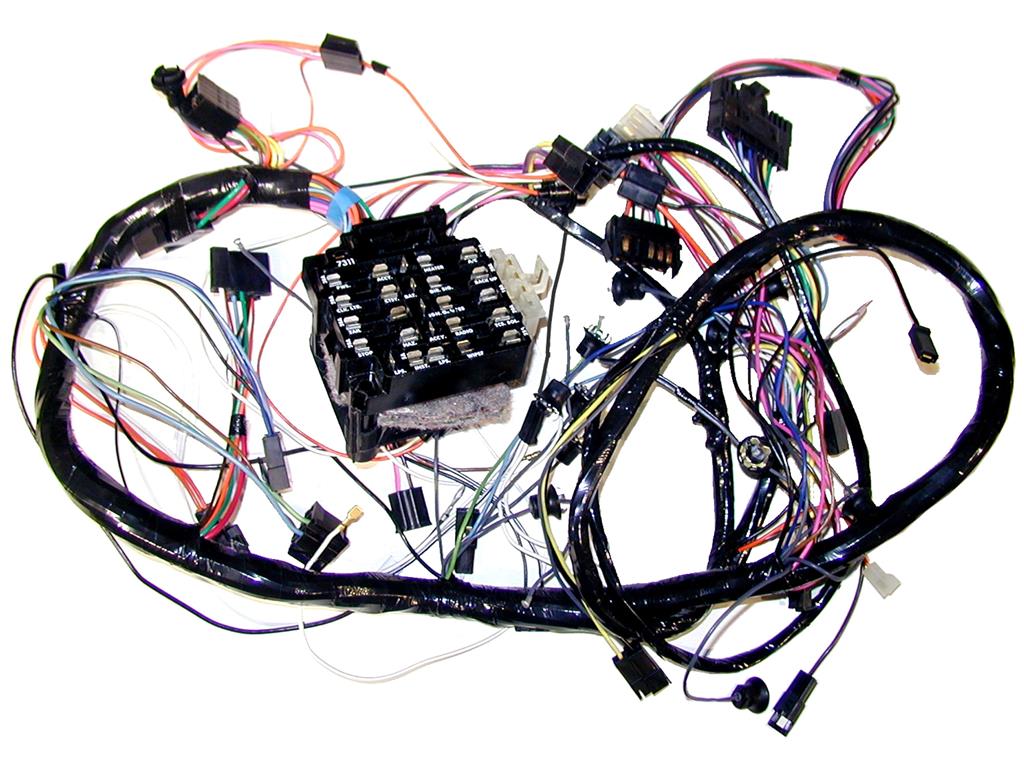 77 Auto Dash Main Wiring Harness w/Fuse Box