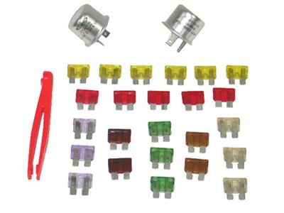 82 Fuse & Flasher Kit - 27 Pieces