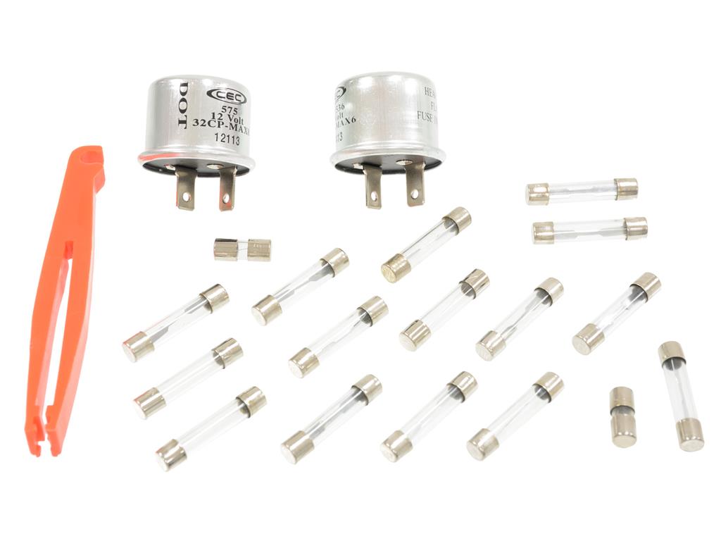 1971-1973 Corvette Fuse & Flasher Kit - 20 Pieces