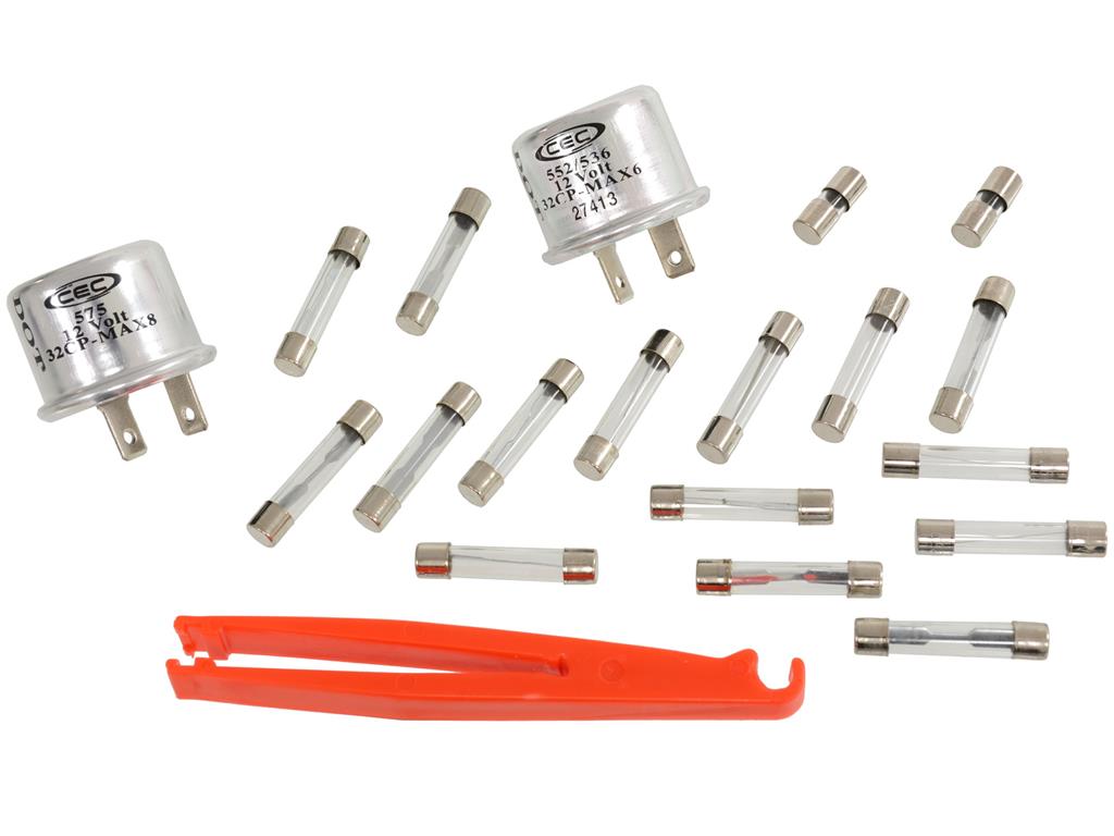 75-77 Fuse & Flasher Kit - 20 Pieces